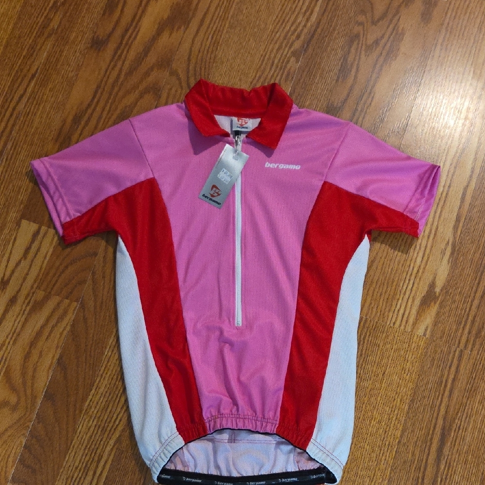Bergamo Women's Cycling Jersey - Pink and Red